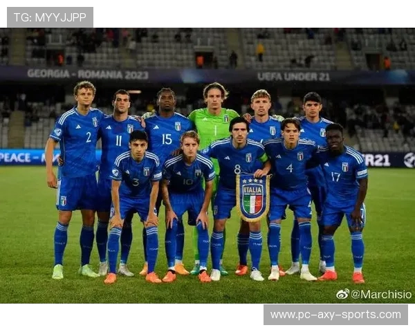 意大利U21青年队迎战波兰U21球队争夺欧洲足球锦标赛资格